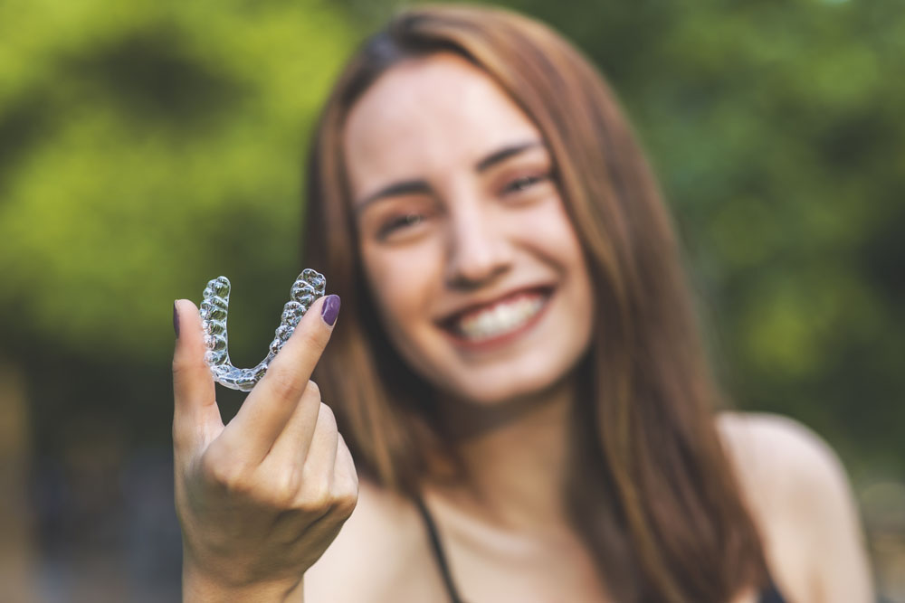 Invisible orthodontics